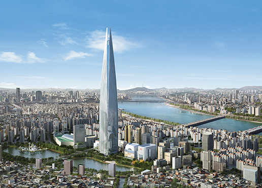 LOTTE WORLD TOWER Panorama Photo